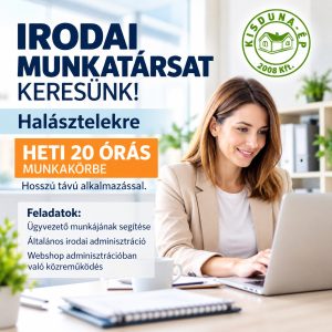 Irodai munkatárs - Halásztelek